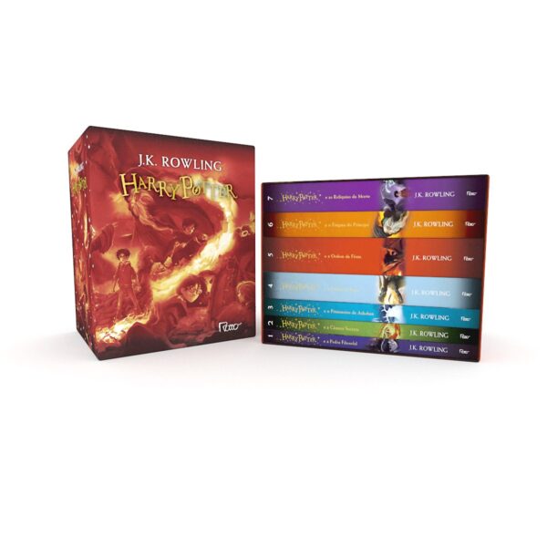 Box Harry Potter vermelho (edição “britânica”)
