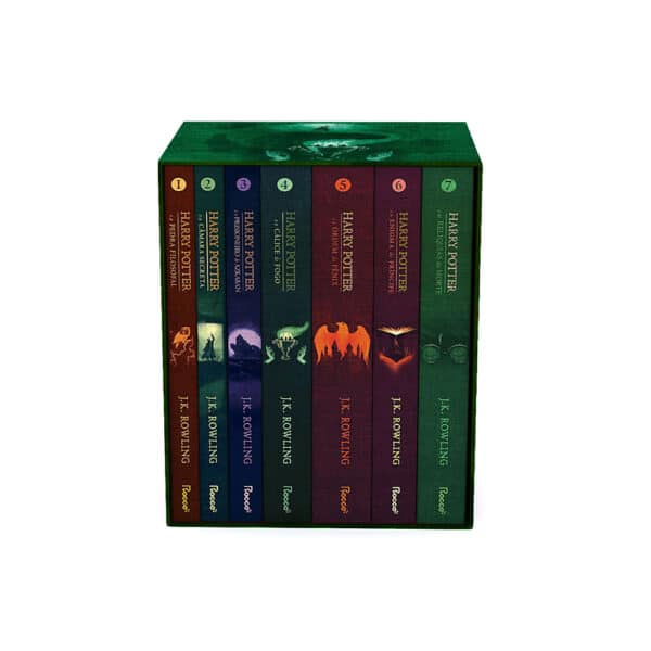 Box Harry Potter Premium Verde (7 Livros em capa dura)