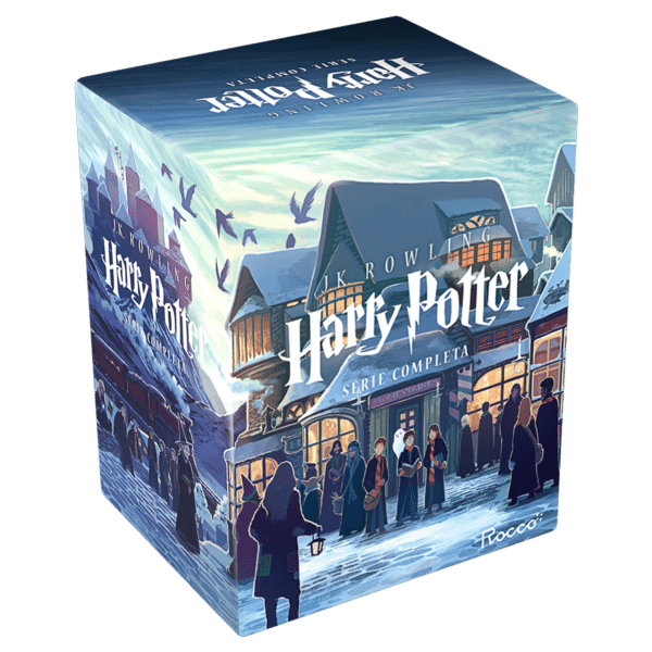 Box Harry Potter Scholastic - castelo (caixa azul)