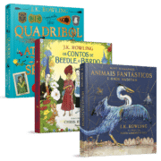 Combo Biblioteca Hogwarts Ilustrado