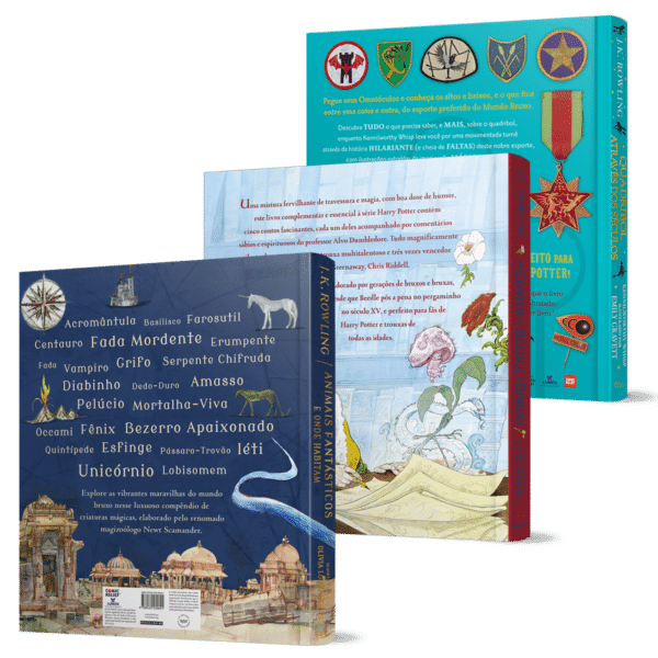 Combo Biblioteca Hogwarts Ilustrado