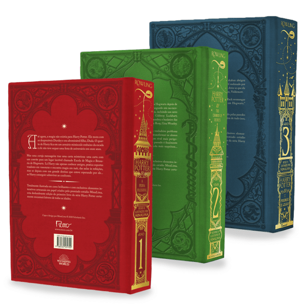 Coleção Harry Potter - Edições MinaLima (3 livros)
