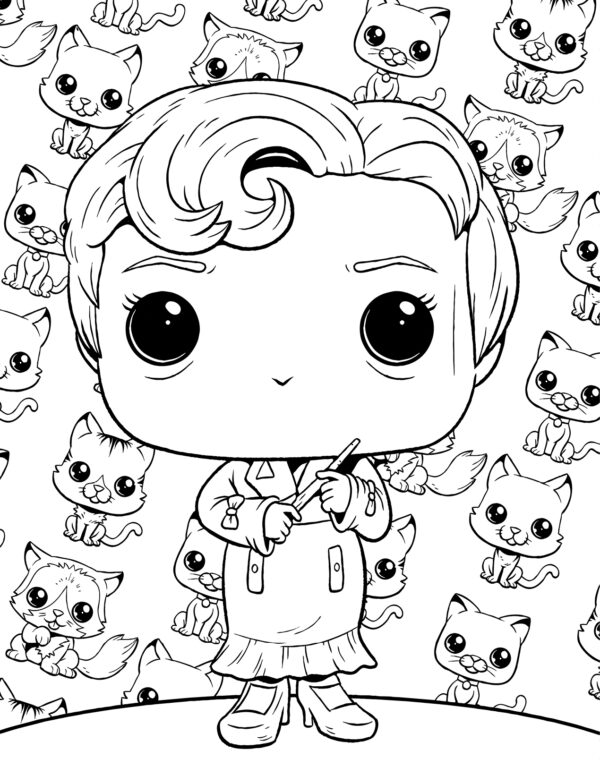 Livro de colorir oficial Funko Pop! Dos filmes de Harry Potter