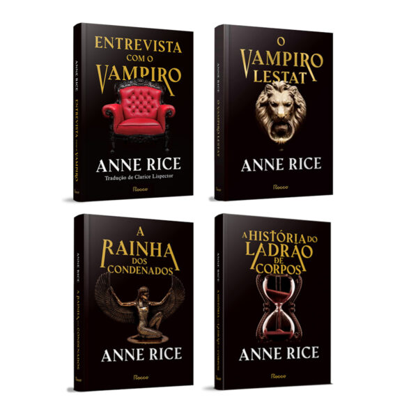 Box especial Crônicas Vampirescas – Anne Rice (4 livros capa dura)